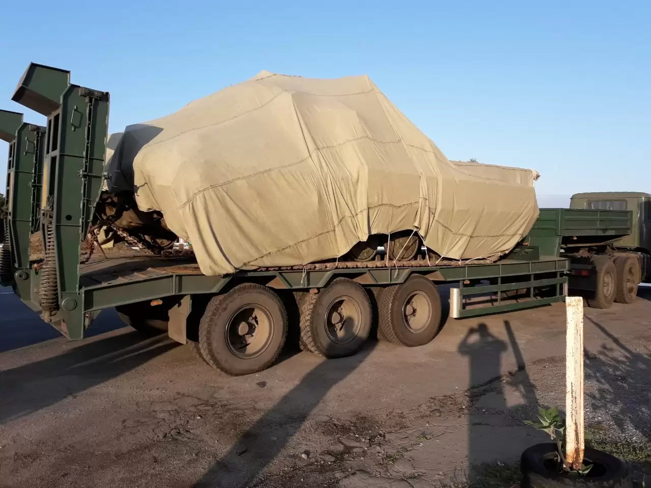 Тент чохол та танк Т-64, Т-72, самохідка