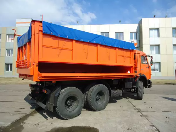 Тент ПВХ на кузов зерновоза